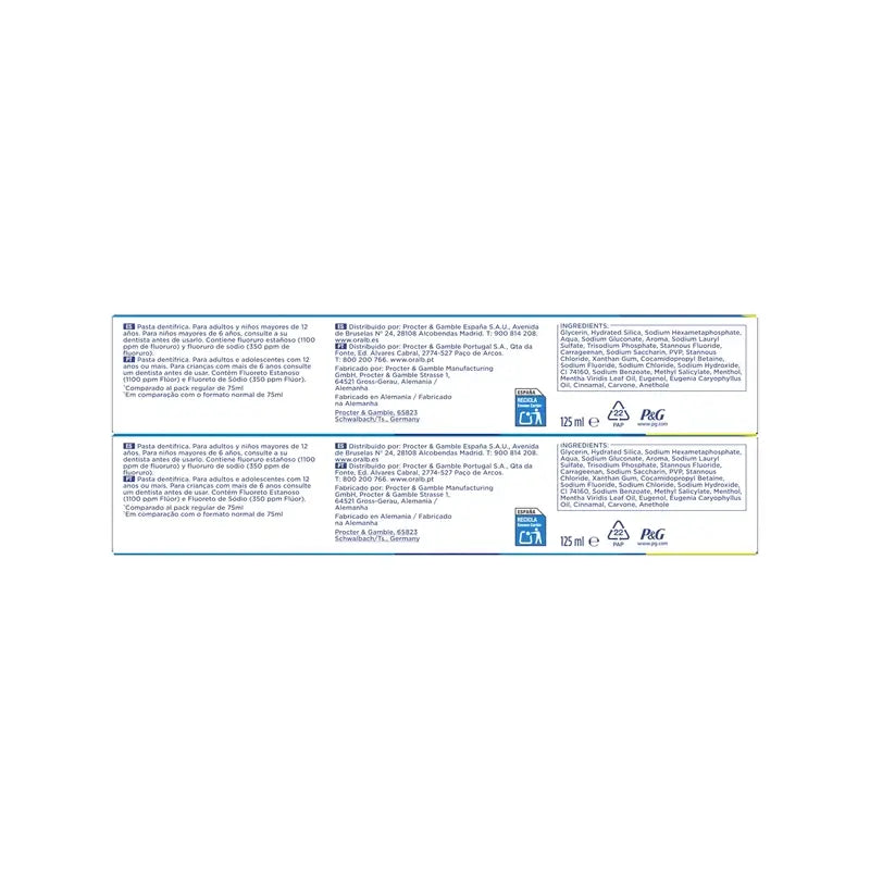 Oral-B Pro-Expert Professional Protection Duplo, 2x125ml