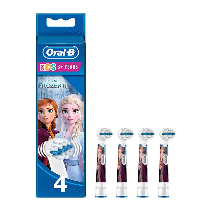 Oral-B Stages Frozen Electric Toothbrush Refill +3 Years 4 pieces