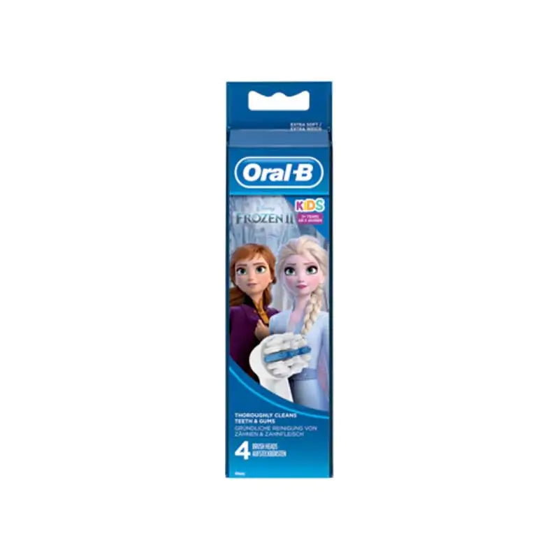 Oral-B Stages Frozen Electric Toothbrush Refill +3 Years 4 pieces
