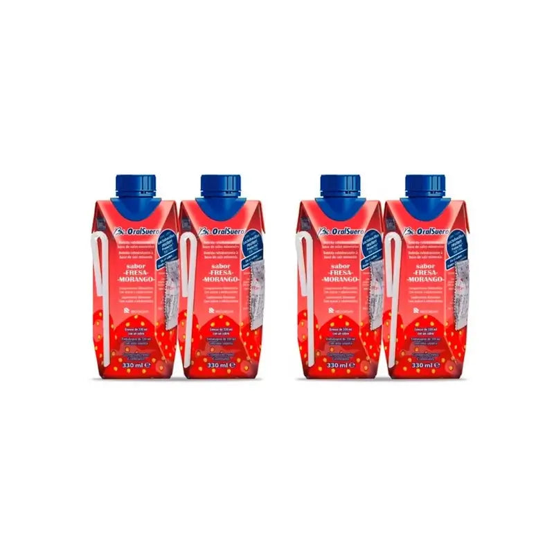 Oralsuero Bioralsuero Probiotic Strawberry, 4X330 Ml