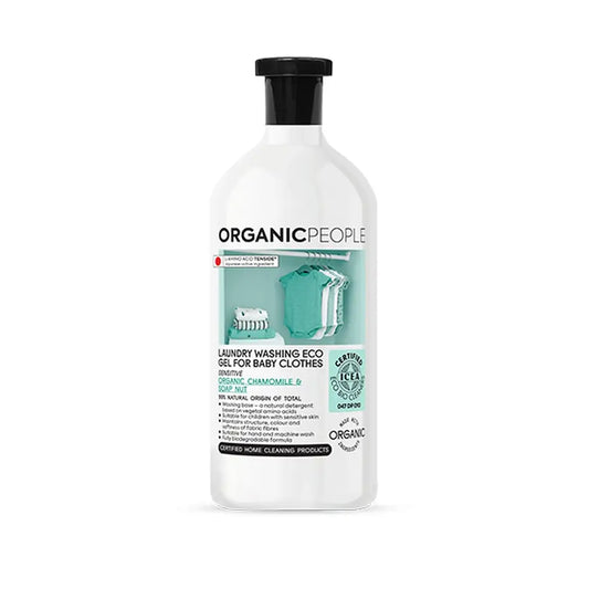 Organic People Organic Baby Clothes Care Liquid Detergent. Organic Chamomile & Soap Nut, 1000 Ml