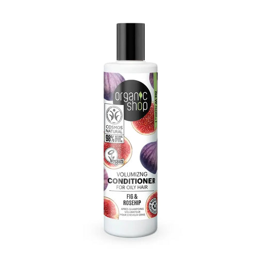 Organic Shop Organic Shop Volumising Conditioner For Greasy Hair Fig & Rosehip, 280 Ml