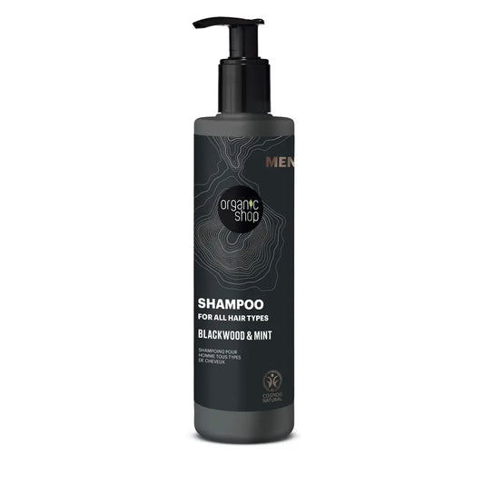 Organic Shop Shampoo For All Hair Types Organic Shop Oak Bark & Mint Shampoo, 280 Ml