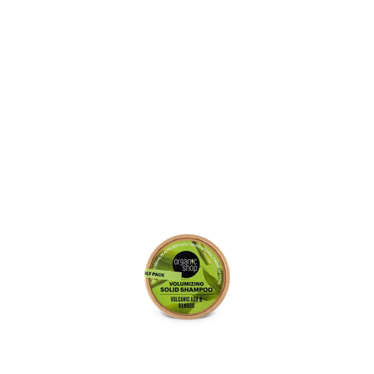 Organic Shop Volumising Solid Shampoo Volcanic Ash & Bamboo, 60 G