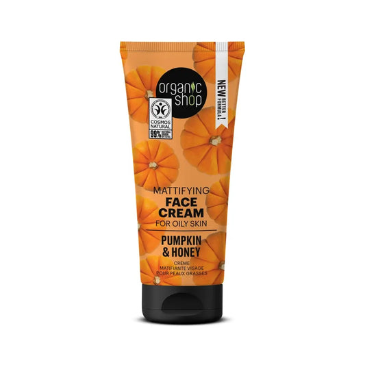Organic Shop Organic Shop Oily Skin Mattifying Face Cream Pumpkin & Honey, 50 Ml
