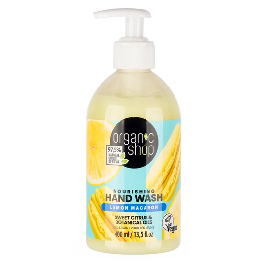 Organic Shop Crp Nourishing Hand Soap Lemon Macaron , 400 ml
