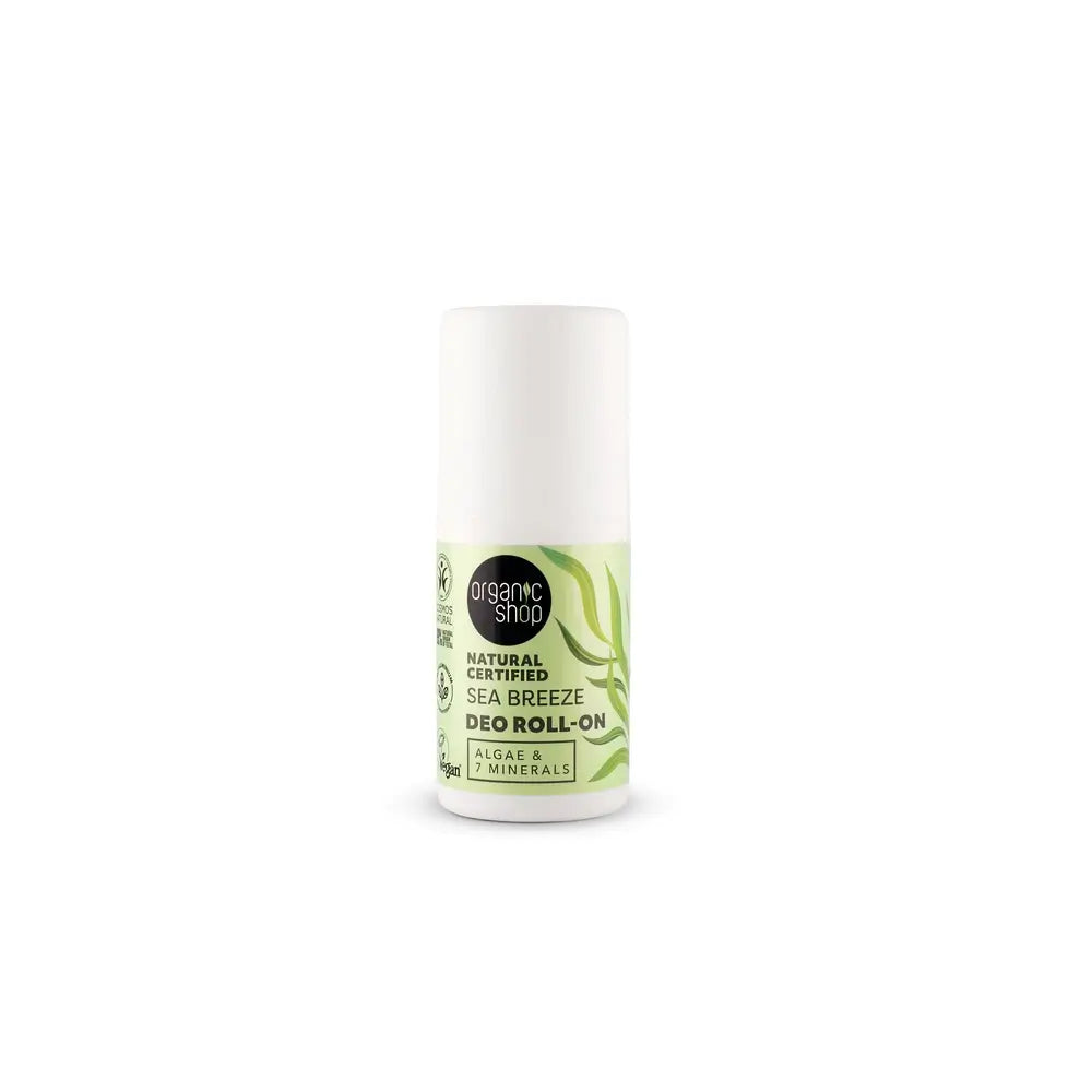 Organic Shop Deodorant Rollon Algae & 7 Minerals, 50 Ml