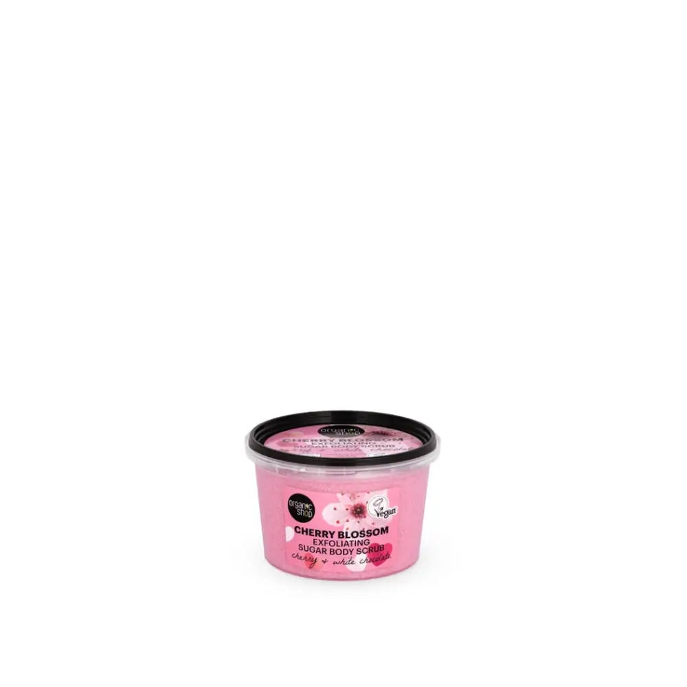 Organic Shop Cherry Blossom Sugar Body Scrub, 250 Ml