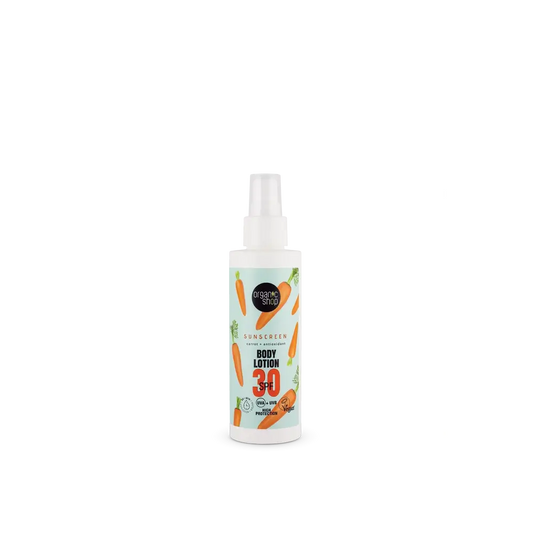 Organic Shop Carrot + Antioxidant Sunscreen Body Lotion Spf30, 150 Ml