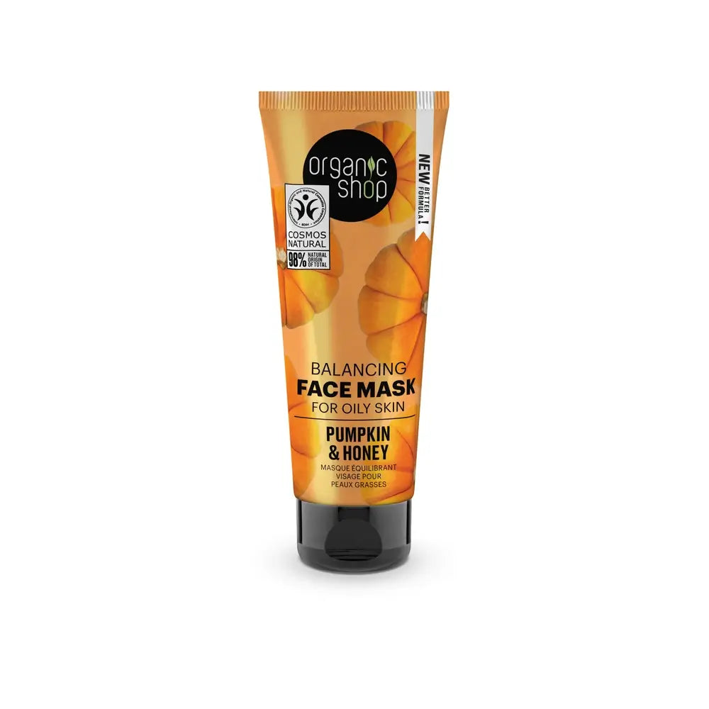 Organic Shop Organic Shop Balancing Face Mask For Oily Skin Pumpkin And Honey, 75 Ml