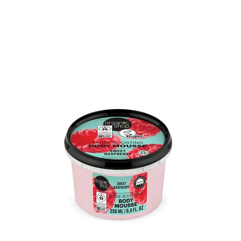 Organic Shop Mix Raspberry Renewing Body Mousse, 250 ml