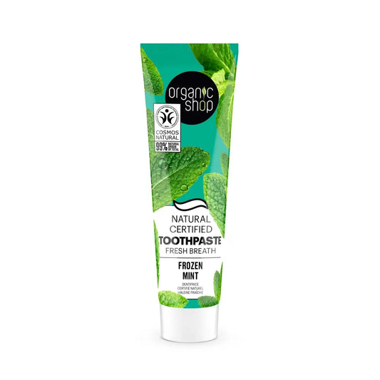 Organic Shop Os Mint. Certified Natural Toothpaste Fresh Breath, 100 G
