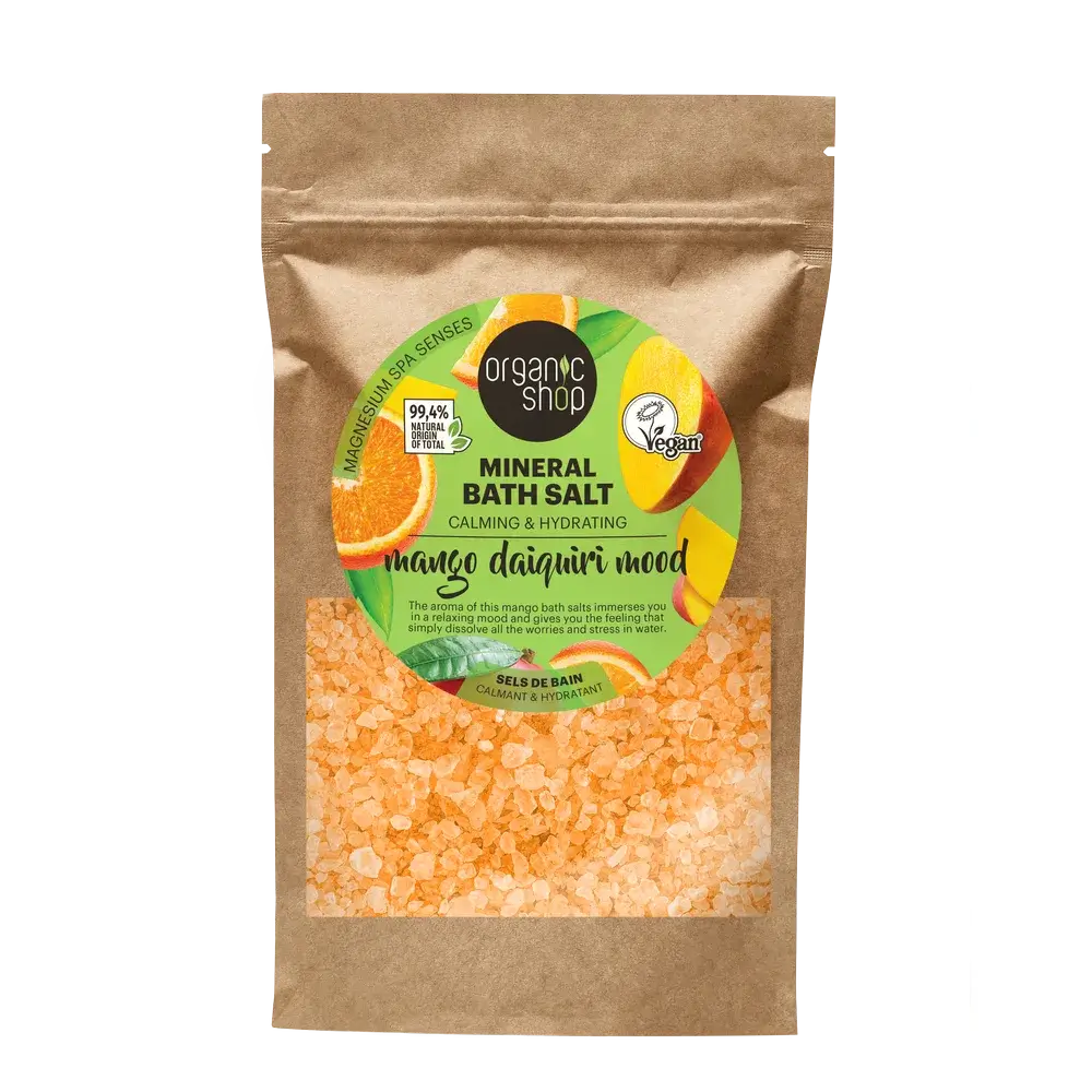 Organic Shop Daiquiri Mood Mango Mineral Bath Salts, 500 G
