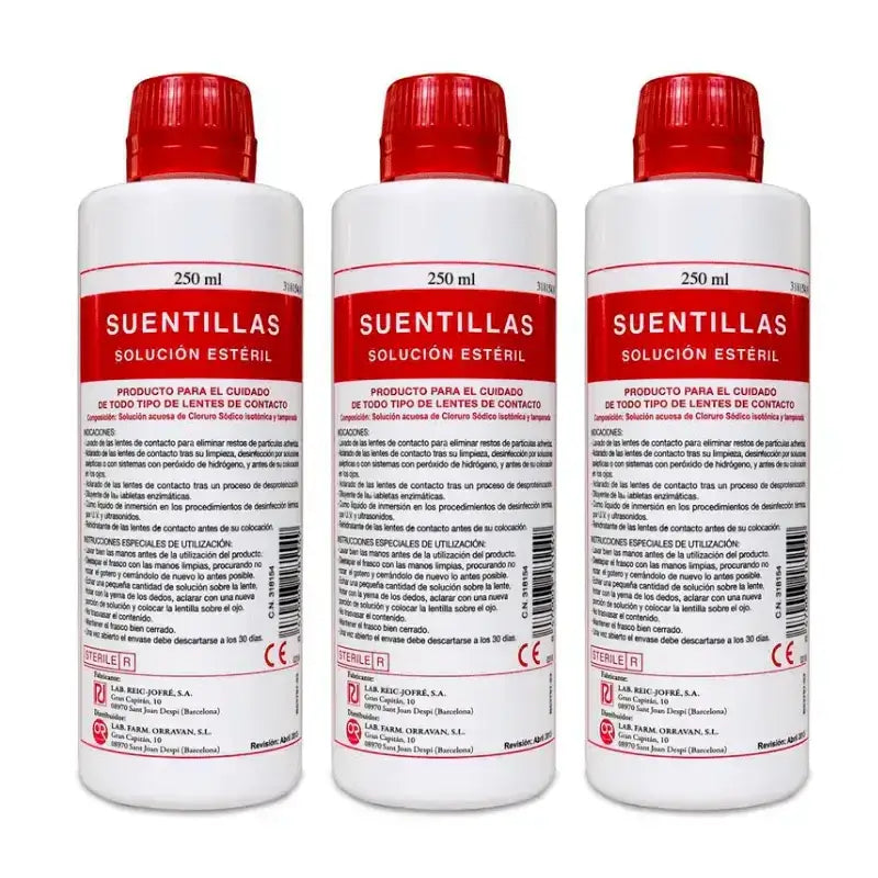 Orravan Triplo Single Solution For Contact Lenses 3 x 250 ml