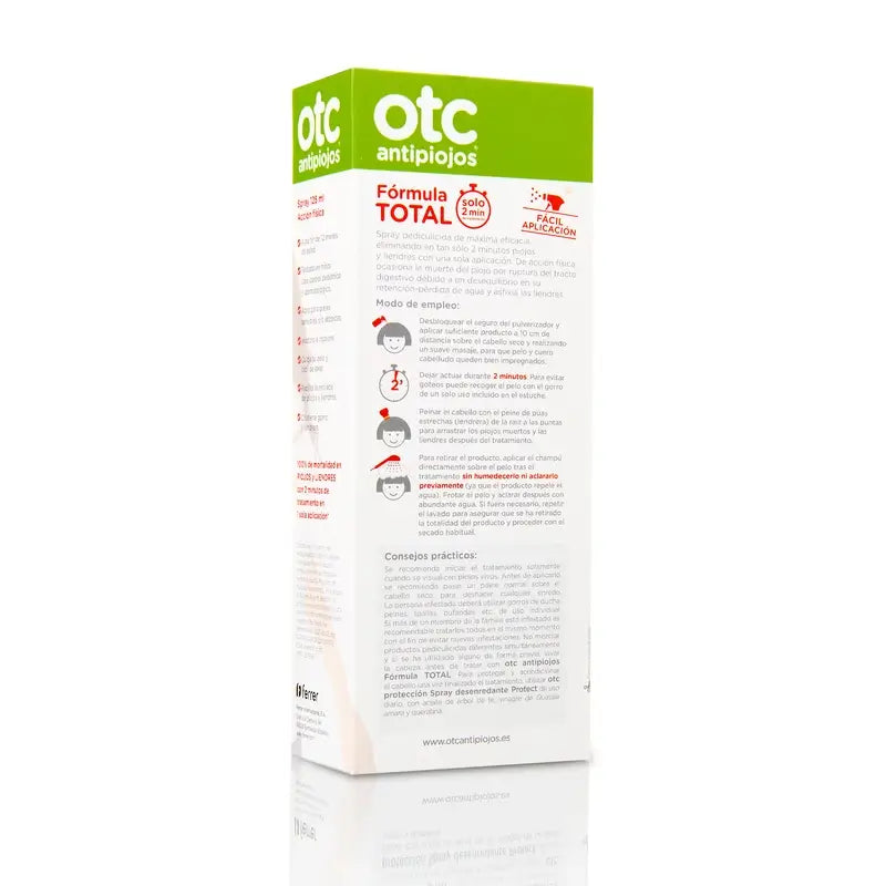 Otc Anti-lice Spray Formula Total 125 ml