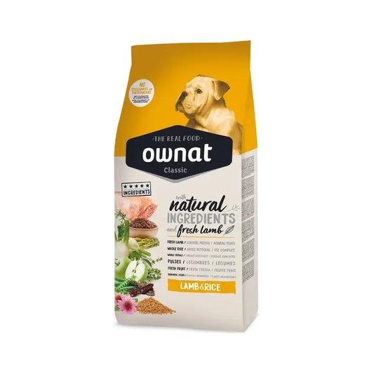 Ownat Classic Canine Adult Lamb Rice 12Kg