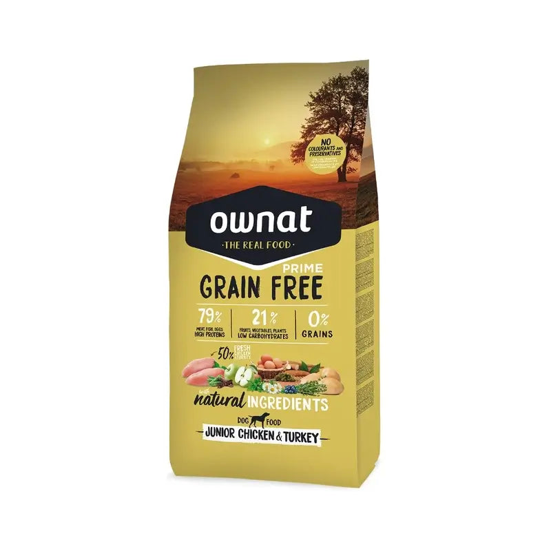 Ownat Grain Free Prime Junior Chicken & Turkey 12 Kg