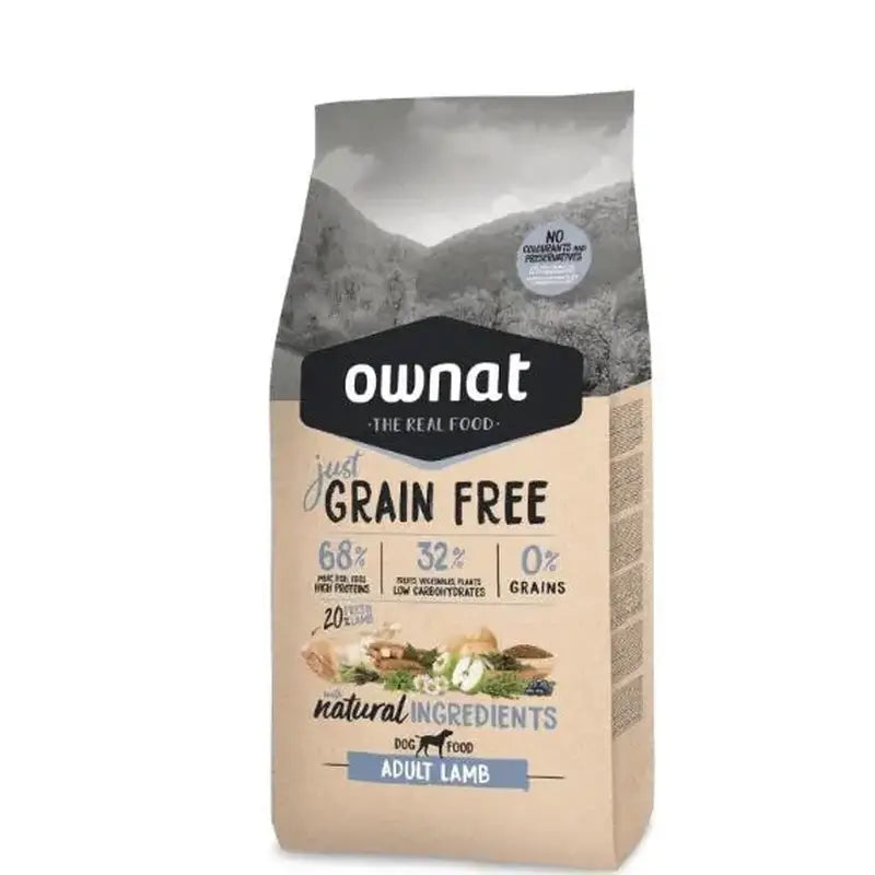 Ownat Just Canine Adult Grain Free Lamb 14Kg