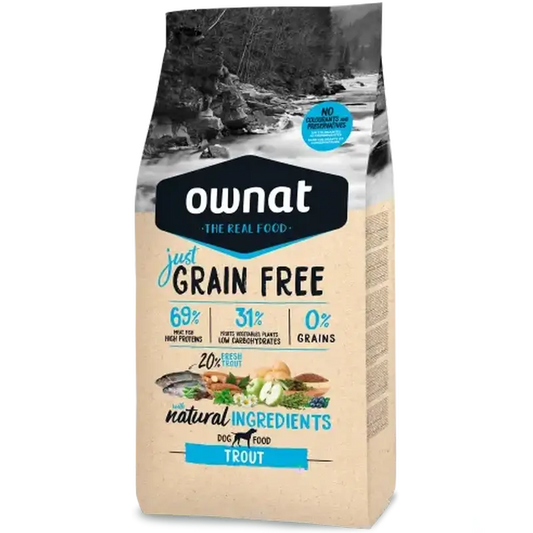 Ownat Just Canine Adult Grain Free Trout 14Kg