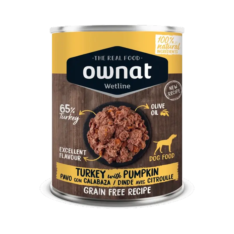 Ownat Wetline Canine Turkey with Pumpkin 12X395Gr