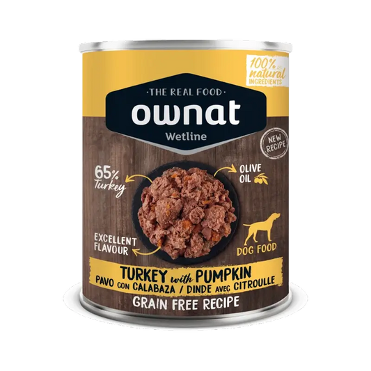 Ownat Wetline Canine Turkey with Pumpkin 12X395Gr