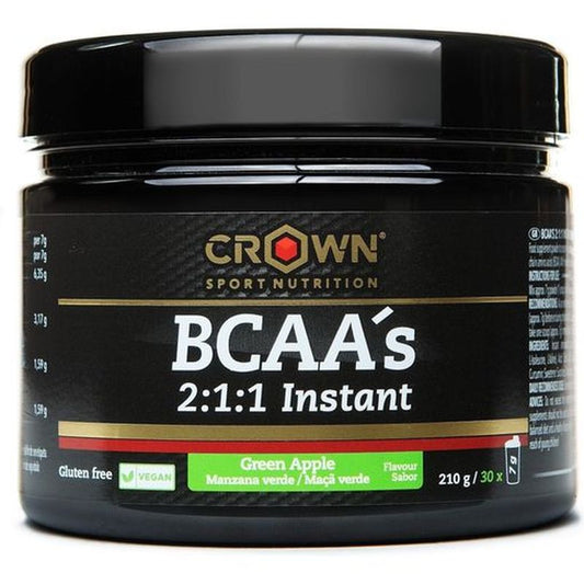 Crown Sport Nutrition Bcaas Instant Green Apple , 210 g (30 servings)