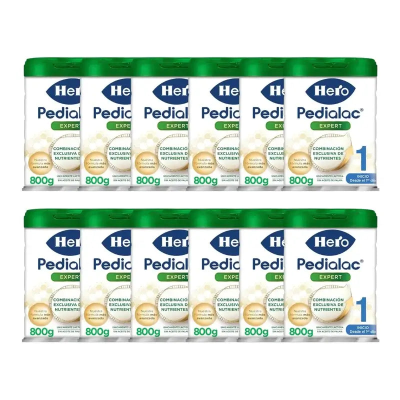 Hero Baby Pedialac 1 Starter Milk, 12 X 800g Pack