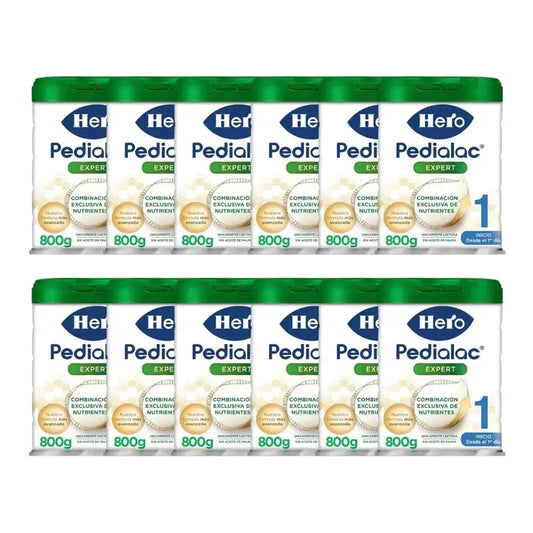 Hero Baby Pedialac 1 Starter Milk, 12 X 800g Pack