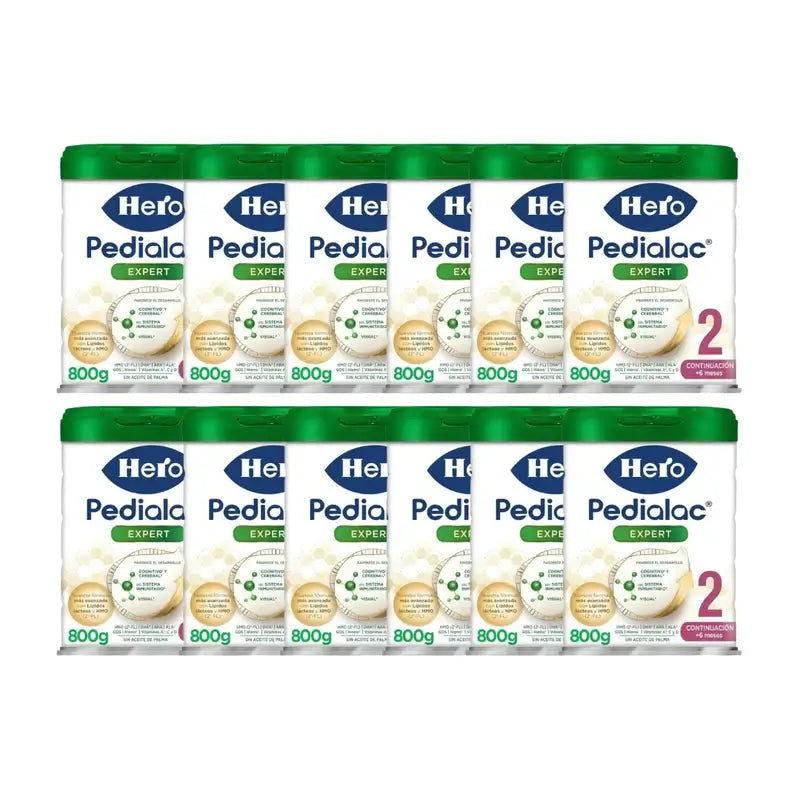 Hero Baby Pedialac Milk 2, Pack 12 X 800g