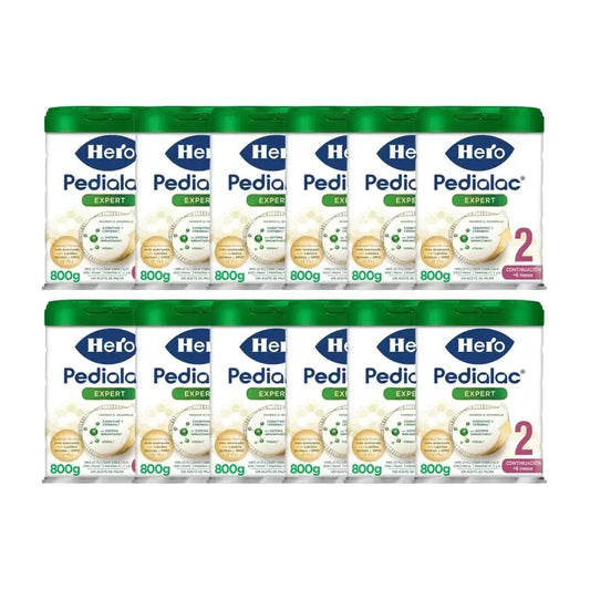 Hero Baby Pedialac Milk 2, Pack 12 X 800g