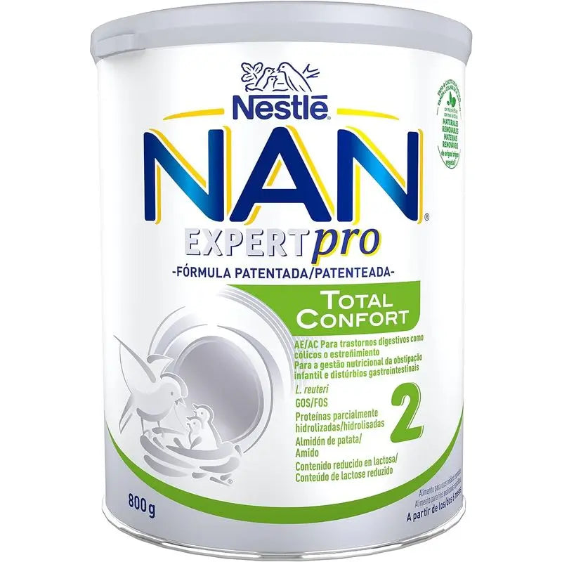 Nestlé Nan Total Comfort 2 Infant Milk, 12 X 800g Pack