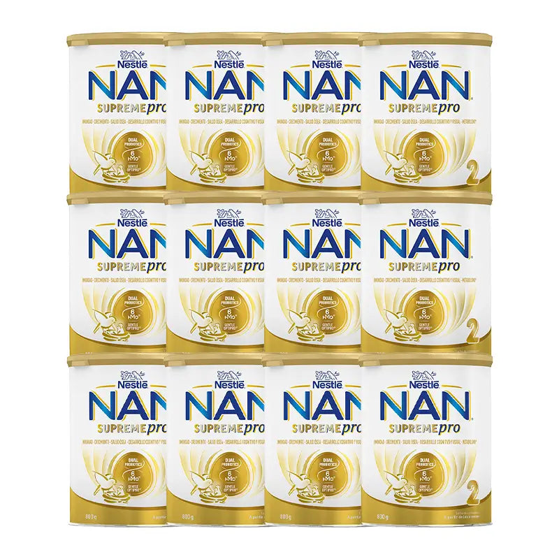 Nestlé Nan Supreme Pro 2 Formula Milk, 12X800g