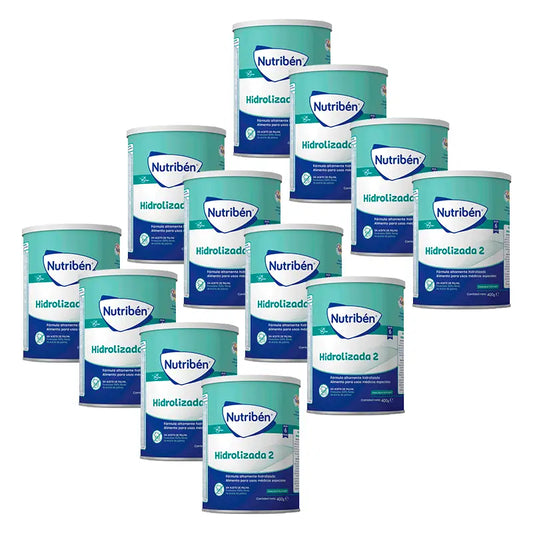 Nutribén Hydrolysed 2 Milk Continuation, 12 X 400 g