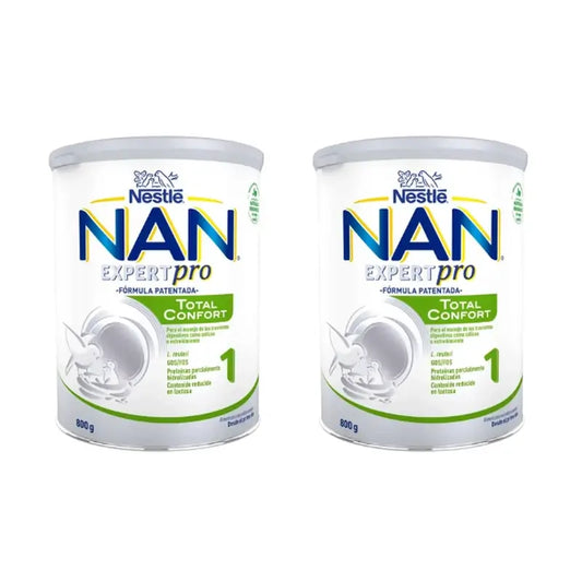 Nestlé Nan Total Comfort 1 Infant Milk, Pack 2 X 800 g