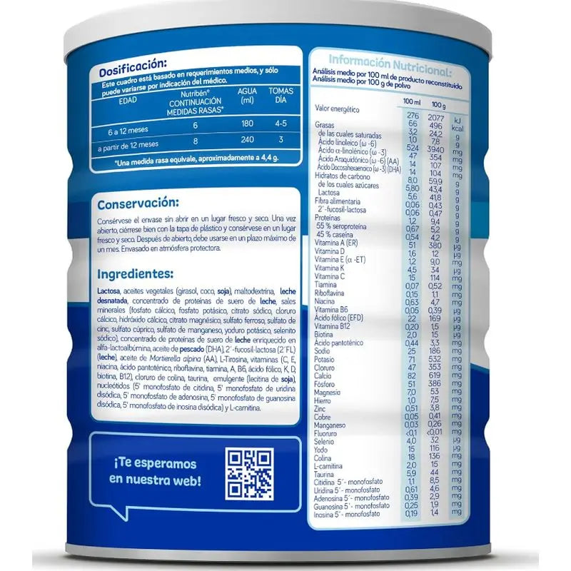 Nutribén Pro-Alfa 2 Milk Continuation, 2 X 800 g