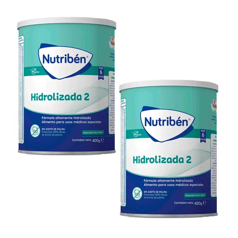 Nutribén Hydrolysed 2 Milk Continuation, 2 X 400 g