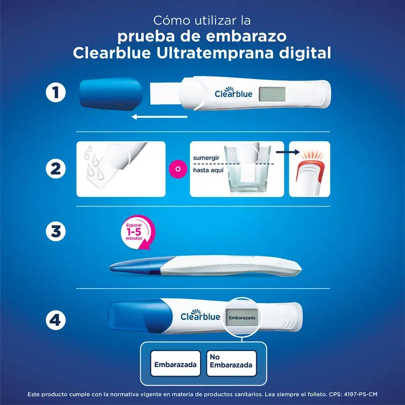 Clearblue Pack Ultra Early Digital Pregnancy Test, 3 Tests