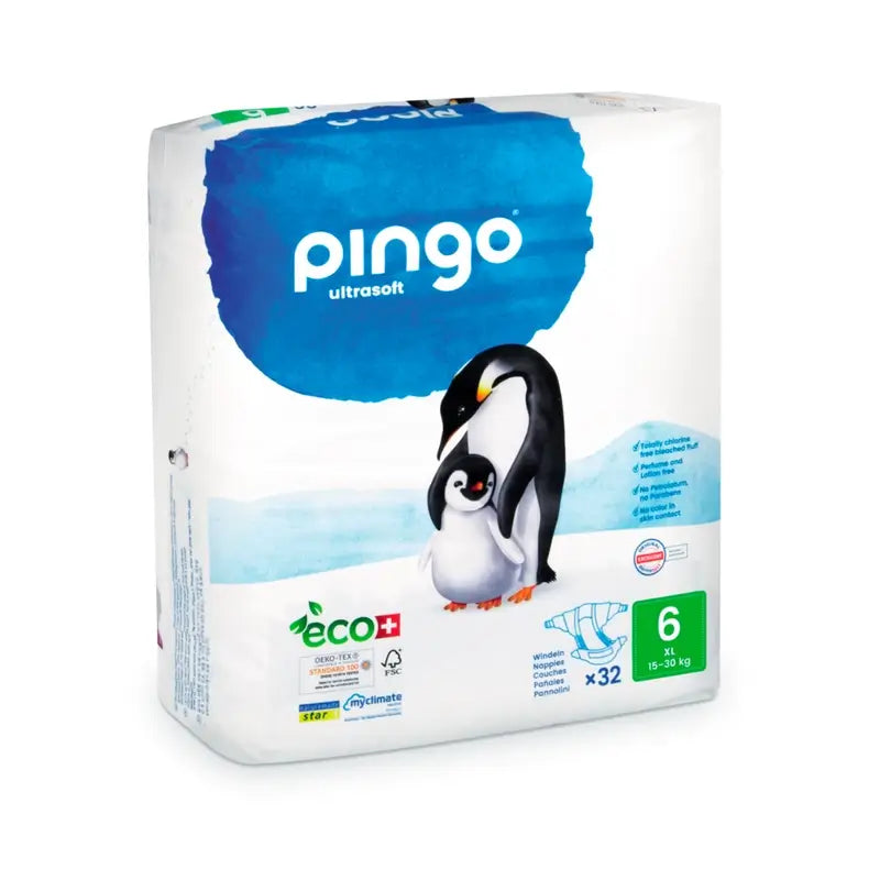 Pingo Ecological Nappy Size 6 Xl, Pack 3 X 32 Pcs.