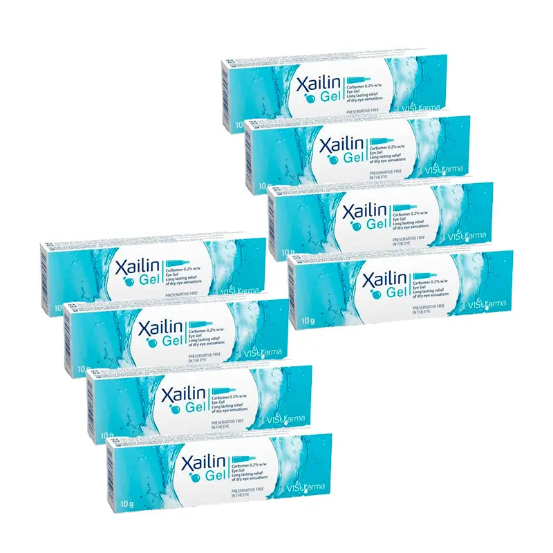 XAILIN Eye Dryness Gel, Pack 8 x 10 g