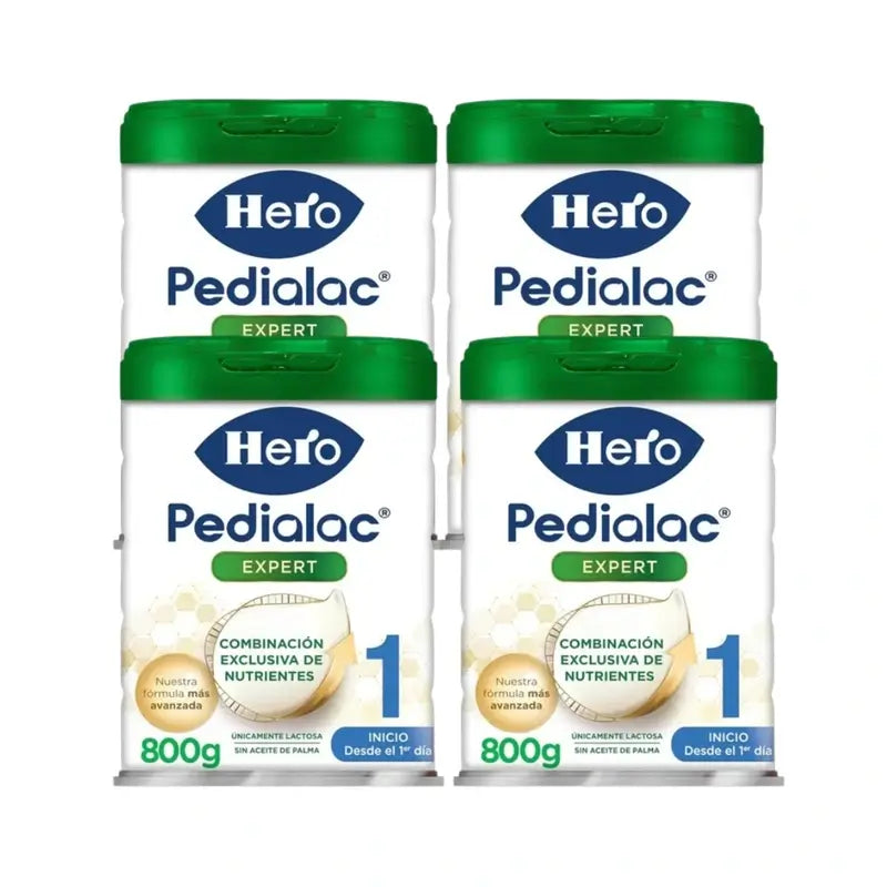 Hero Baby Pedialac 1 Starter Milk, Pack 4 X 800 g