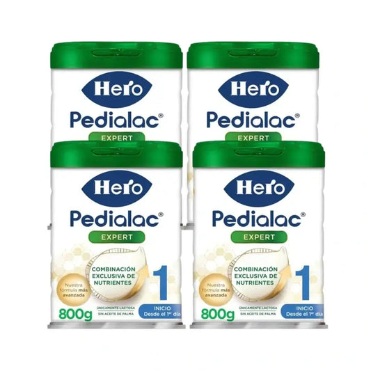 Hero Baby Pedialac 1 Starter Milk, Pack 4 X 800 g