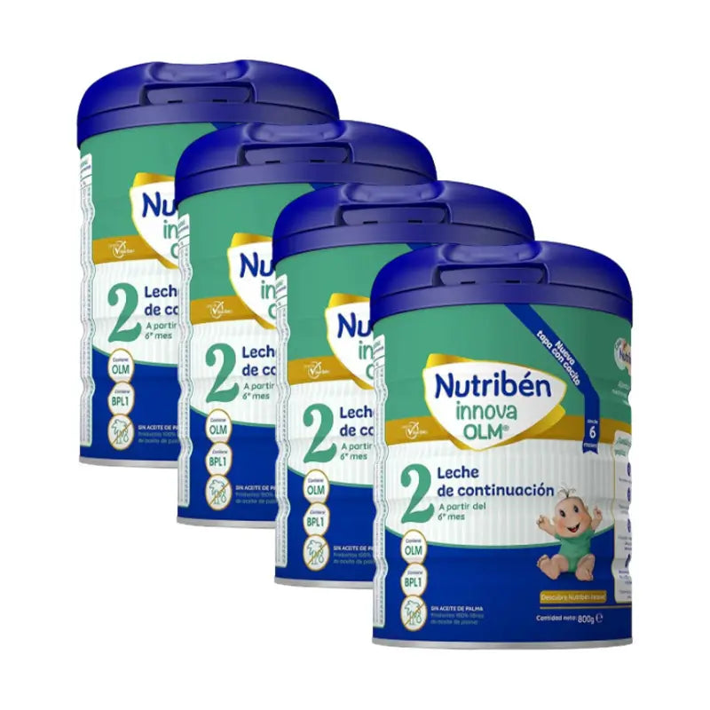 Pack 4 X Nutriben Innova 2 Milk, 800 g
