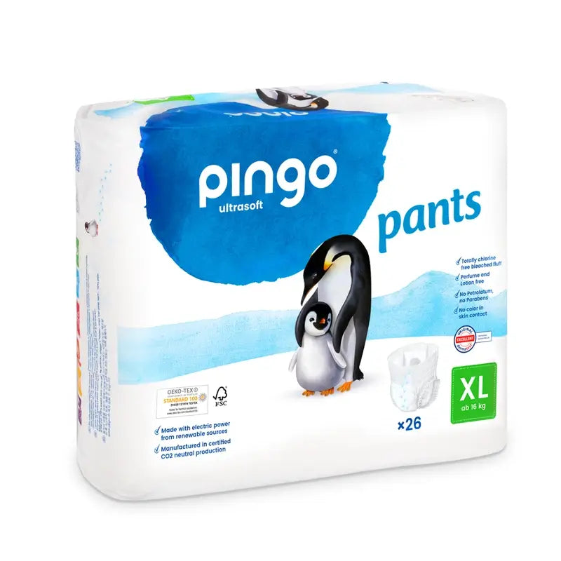 Pingo Nappy Nappy Pants Size 6, Pack 2 X 26 Units
