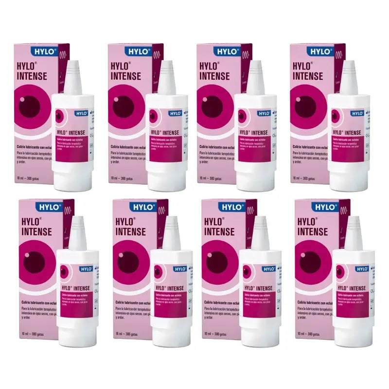 Hylo Intense Eye Drops 10 ml, Pack of 8