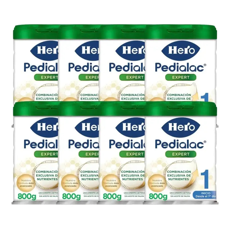 Hero Baby Pedialac 1 Starter Milk, Pack 8 X 800 g