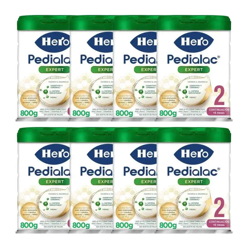 Hero Baby Pedialac Milk 2, Pack 8 X 800g