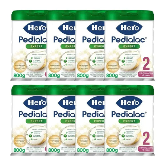 Hero Baby Pedialac Milk 2, Pack 8 X 800g