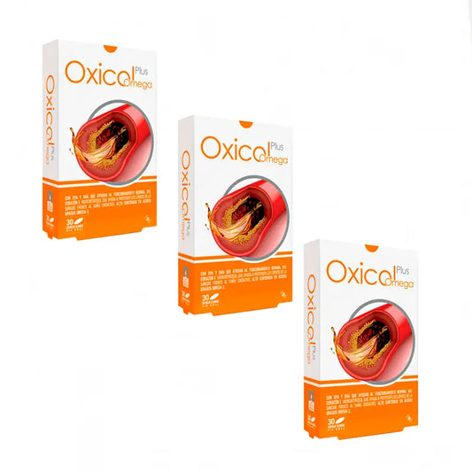 Actafarma Oxicol Plus Omega, Pack 3x30 Capsules