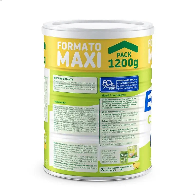 Blemil Forte 3 Milk for Growth, 8x1200 g