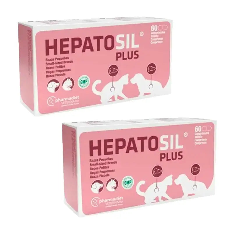 Hepatosil Plus Small Breed, Pack 2 x 60 Tablets